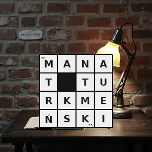 Rozwiązanie krzyżówki: waluta obowiązująca w turkmenistanie - manat turkmeński | hasła, synonimy i podpowiedzi Hasło krzyżówkowe waluta obowiązująca w turkmenistanie - manat turkmeński – rozwiązanie, synonimy, podpowiedzi i definicje krzyżówkowe